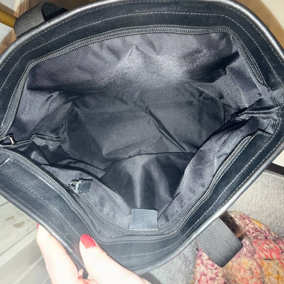 GUCCI Vintage Signature GG Canvas/Leather Tote Bag (REHAB- NEEDS SOME LOVE) - Picture 11 of 16